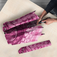 Alaka Hawaii Cowboy Palaka Motifs Personalised Umbrella Paniolo Festival Puakenikeni Lei LT14 - Polynesian Pride