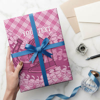 Alaka Hawaii Cowboy Palaka Motifs Personalised Wrapping Paper Paniolo Festival Puakenikeni Lei LT14 - Polynesian Pride
