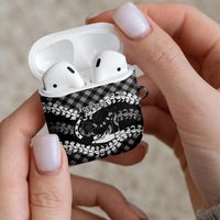 Eleele Hawaii Cowboy Palaka Motifs Personalised AirPods Case Paniolo Festival Puakenikeni Lei LT14 - Polynesian Pride
