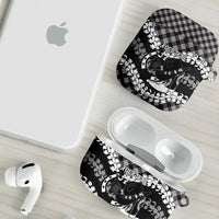 Eleele Hawaii Cowboy Palaka Motifs Personalised AirPods Case Paniolo Festival Puakenikeni Lei LT14 - Polynesian Pride