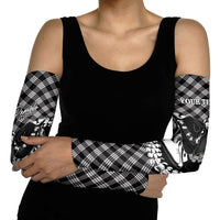 Eleele Hawaii Cowboy Palaka Motifs Personalised Arm Sleeves Paniolo Festival Puakenikeni Lei LT14 - Polynesian Pride