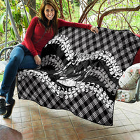 Eleele Hawaii Cowboy Palaka Motifs Personalised Quilt Paniolo Festival Puakenikeni Lei LT14 - Polynesian Pride