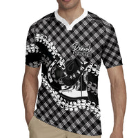 Eleele Hawaii Cowboy Palaka Motifs Personalised Rugby Jersey Paniolo Festival Puakenikeni Lei LT14 - Polynesian Pride