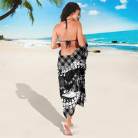 Eleele Hawaii Cowboy Palaka Motifs Personalised Sarong Paniolo Festival Puakenikeni Lei LT14 - Polynesian Pride