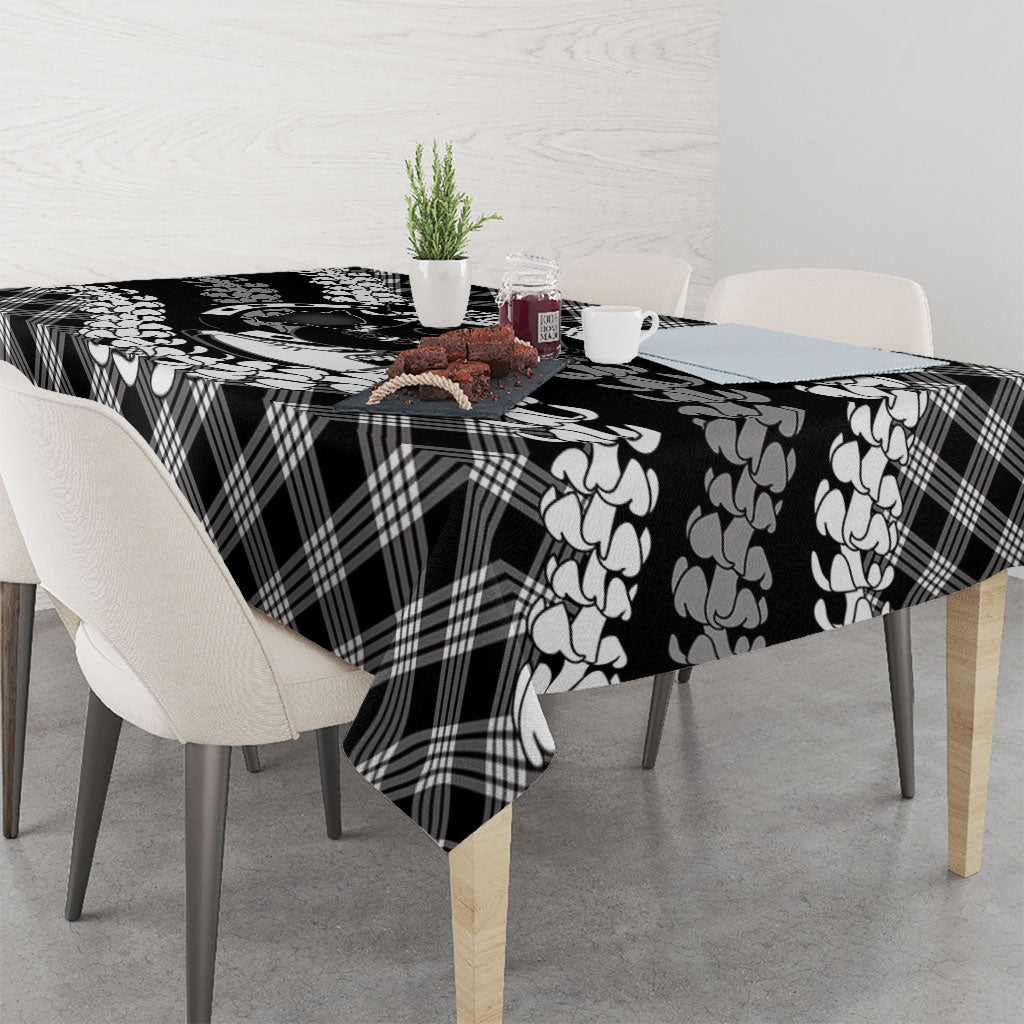 Eleele Hawaii Cowboy Palaka Motifs Personalised Tablecloth Paniolo Festival Puakenikeni Lei LT14 - Polynesian Pride