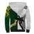 South Africa And Fiji Rugby Sherpa Hoodie 2023 World Cup Fijian Tapa With Kente Pattern LT14 - Polynesian Pride