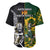 South Africa And Aotearoa Rugby Baseball Jersey 2023 Springboks Kente Combine All Black Maori Fern LT14 - Polynesian Pride