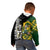 South Africa And Aotearoa Rugby Kid Hoodie 2023 Springboks Kente Combine All Black Maori Fern LT14 - Polynesian Pride