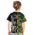 South Africa And Aotearoa Rugby Kid T Shirt 2023 Springboks Kente Combine All Black Maori Fern LT14 - Polynesian Pride