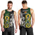 South Africa And Aotearoa Rugby Men Tank Top 2023 Springboks Kente Combine All Black Maori Fern LT14 - Polynesian Pride