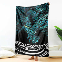 New Zealand Sulphur-crested Cockatoo Blanket Aotearoa Maori Mix Paua Shell LT14 - Polynesian Pride