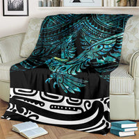 New Zealand Sulphur-crested Cockatoo Blanket Aotearoa Maori Mix Paua Shell LT14 - Polynesian Pride