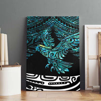 New Zealand Sulphur-crested Cockatoo Canvas Wall Art Aotearoa Maori Mix Paua Shell LT14 - Polynesian Pride
