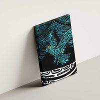New Zealand Sulphur-crested Cockatoo Canvas Wall Art Aotearoa Maori Mix Paua Shell LT14 - Polynesian Pride