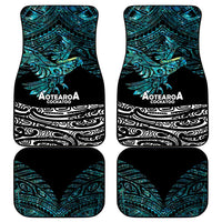 New Zealand Sulphur-crested Cockatoo Car Mats Aotearoa Maori Mix Paua Shell LT14 - Polynesian Pride