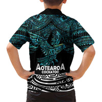 New Zealand Sulphur-crested Cockatoo Hawaiian Shirt Aotearoa Maori Mix Paua Shell LT14 - Polynesian Pride