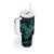 New Zealand Sulphur-crested Cockatoo Tumbler With Handle Aotearoa Maori Mix Paua Shell