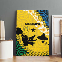 Malampa Province Canvas Wall Art Vanuatu Map - Plumeria Flag Color LT14 - Polynesian Pride