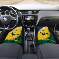 Malampa Province Car Mats Vanuatu Map - Plumeria Flag Color LT14 Set 2pcs - Front Yellow - Polynesian Pride