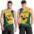 Malampa Province Men Tank Top Vanuatu Map - Plumeria Flag Color