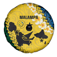 Malampa Province Spare Tire Cover Vanuatu Map - Plumeria Flag Color LT14 - Polynesian Pride