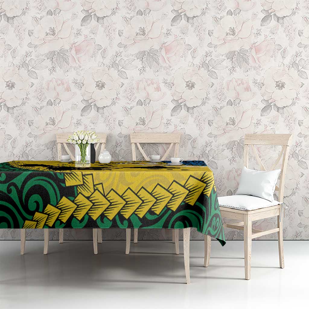 Malampa Province Tablecloth Vanuatu Map - Plumeria Flag Color LT14 - Polynesian Pride