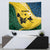 Malampa Province Tapestry Vanuatu Map - Plumeria Flag Color