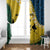 Malampa Province Window Curtain Vanuatu Map - Plumeria Flag Color