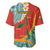 Penama Province Baseball Jersey Vanuatu Map - Plumeria Flag Color