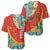 Penama Province Baseball Jersey Vanuatu Map - Plumeria Flag Color