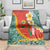 Penama Province Blanket Vanuatu Map - Plumeria Flag Color