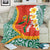 Penama Province Blanket Vanuatu Map - Plumeria Flag Color