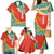 Penama Province Family Matching Mermaid Dress and Hawaiian Shirt Vanuatu Map - Plumeria Flag Color