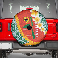 Penama Province Spare Tire Cover Vanuatu Map - Plumeria Flag Color LT14 - Polynesian Pride