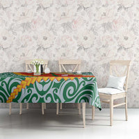 Penama Province Tablecloth Vanuatu Map - Plumeria Flag Color LT14 - Polynesian Pride
