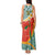 Penama Province Tank Maxi Dress Vanuatu Map - Plumeria Flag Color