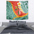 Penama Province Tapestry Vanuatu Map - Plumeria Flag Color