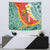 Penama Province Tapestry Vanuatu Map - Plumeria Flag Color