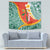 Penama Province Tapestry Vanuatu Map - Plumeria Flag Color