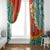 Penama Province Window Curtain Vanuatu Map - Plumeria Flag Color