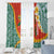 Penama Province Window Curtain Vanuatu Map - Plumeria Flag Color