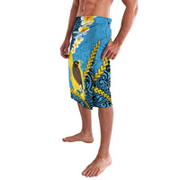 Sanma Province Lavalava Vanuatu Pattern Myna Bird - Plumeria Flag Color LT14 - Polynesian Pride