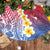 Shefa Province Tree Skirt Vanuatu Pattern Map - Plumeria Flag Color