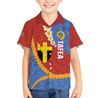 Tafea Province Hawaiian Shirt Vanuatu Pattern Map - Plumeria Flag Color LT14 - Polynesian Pride