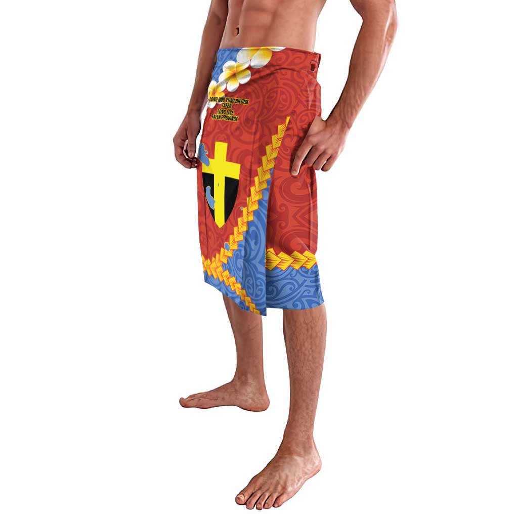 Tafea Province Lavalava Vanuatu Pattern Map - Plumeria Flag Color LT14 - Polynesian Pride