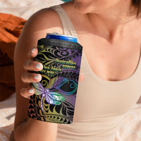 Personalized Polynesian Memorial 4 in 1 Can Cooler Tumbler Dragonflies Appear When Angels Are Near LT14 - Polynesian Pride