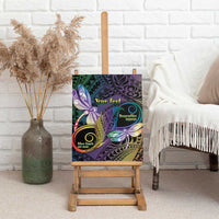Personalized Polynesian Memorial Canvas Wall Art Dragonflies Appear When Angels Are Near LT14 - Polynesian Pride
