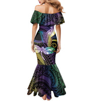 Personalized Polynesian Memorial Mermaid Dress Dragonflies Appear When Angels Are Near