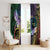 Personalized Polynesian Memorial Window Curtain Dragonflies Appear When Angels Are Near