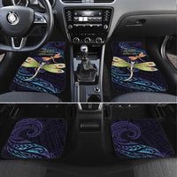 As Long As I Breathe You'll Be Remembered Car Mats Dragonflies Memorial - Polynesian Pattern LT14 Set 4pcs Black - Polynesian Pride